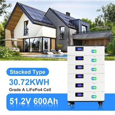 48V Yığılmış LiFePO4 Pil 600Ah 30KWH Lityum Demir Piller