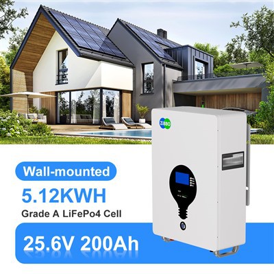 Powerwall 25.6V 200AH lityum demir fosfat pil 5kwh