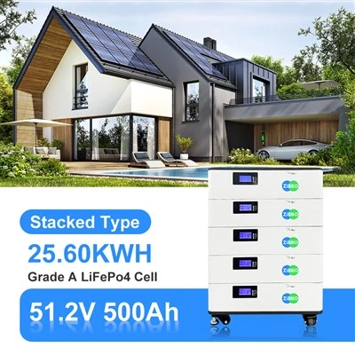 Solar 51.2V 500Ah 25.6kwh Konutsal Akü Depolama